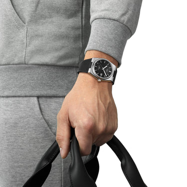 Tissot PRX Powermatic 80 - Black & Black Rubber