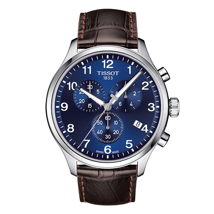Tissot Chrono XL Classic - Blue with Leather Strap