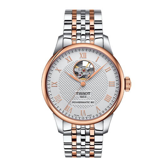 Tissot Le Locle Powermatic 80 Open Heart - Rose Gold PVD