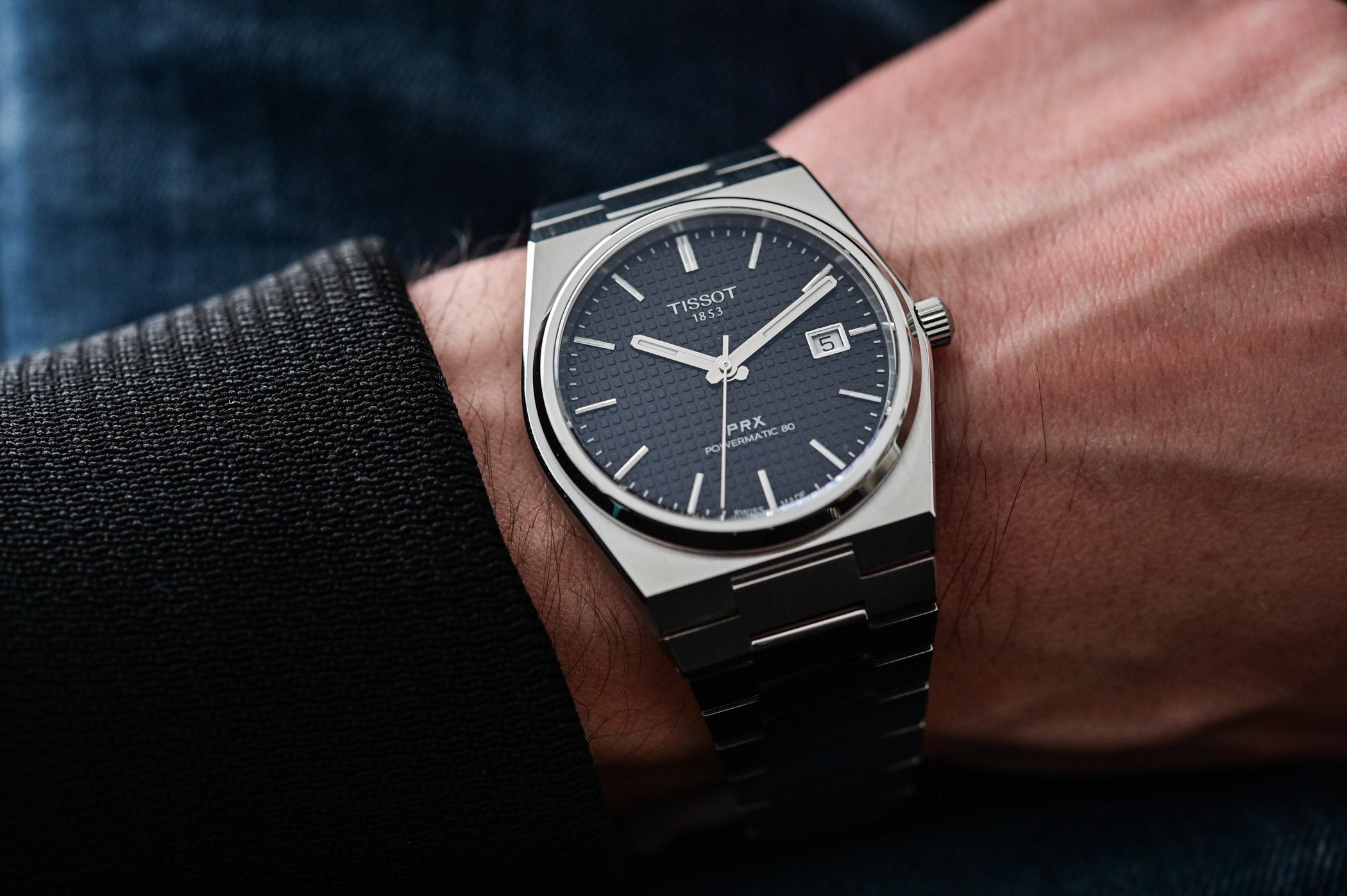 Tissot PRX Powermatic 80 Black – Time+Tide Watches AU