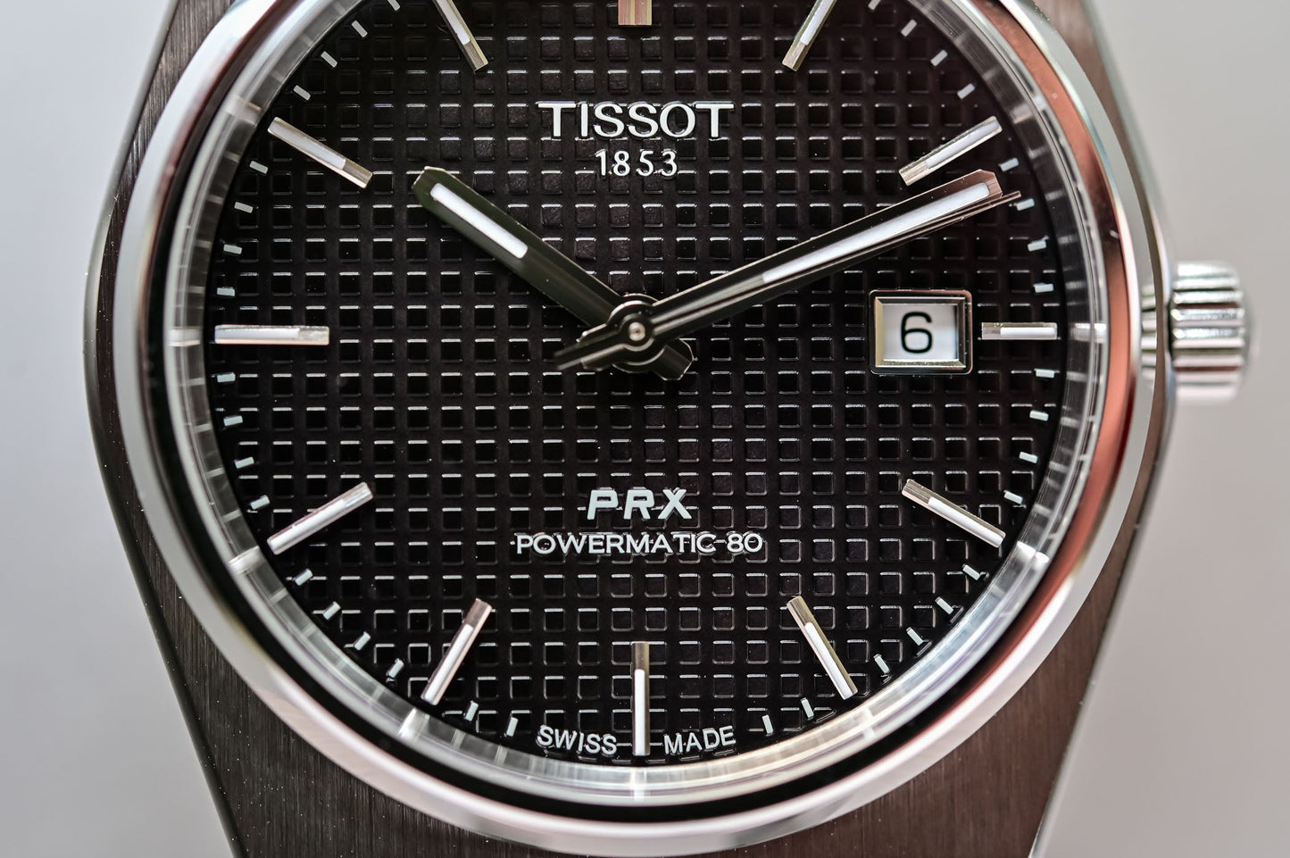 Tissot PRX Powermatic 80 - Black / Leather