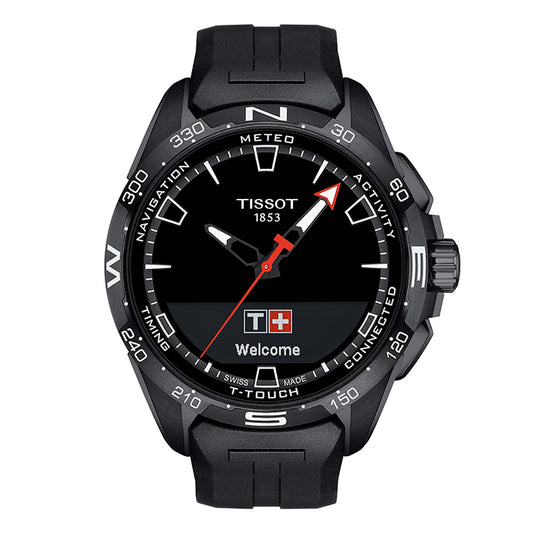 Tissot T-Touch Connect Solar - Black PVD White Indices / Rubber