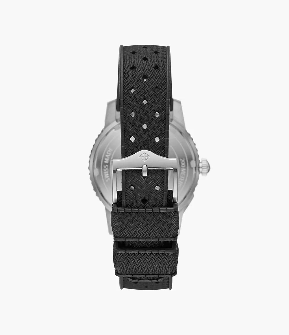 Zodiac Super Sea Wolf 53 Compression Automatic Black Rubber Watch