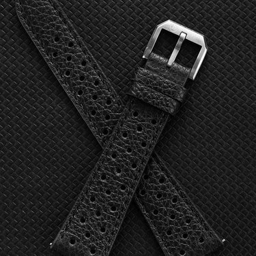 Black Racing Strap - Nivada Grenchen