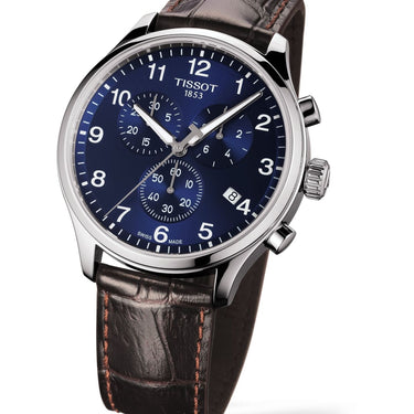 Tissot Chrono XL Classic - Blue with Leather Strap