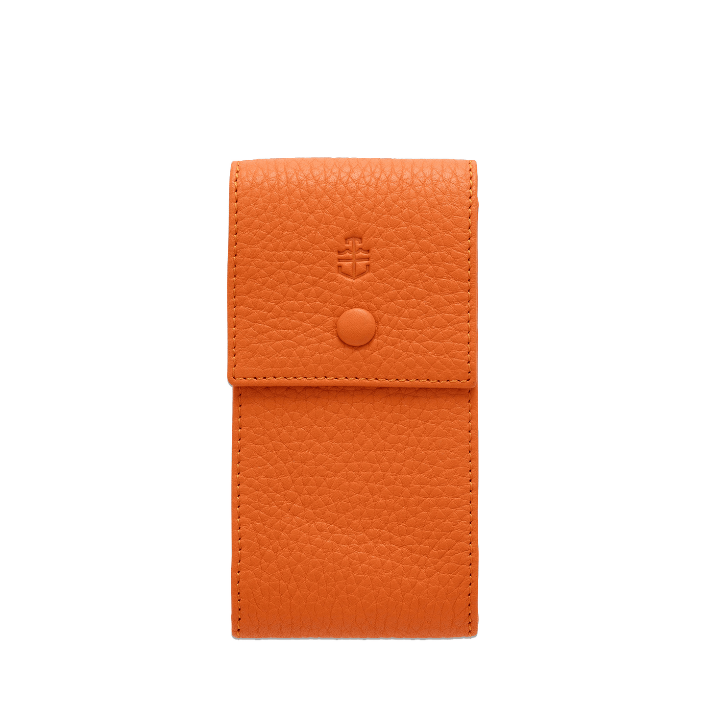 Time+Tide Watches - Orange Elegant Leather Watch Pouch